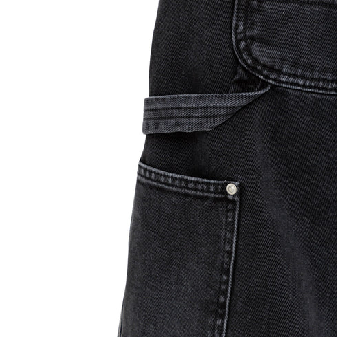 Carhartt WIP Rivet Short Black Stone Washed I034319 Degli Uberti